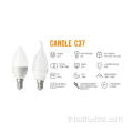 ampoule led c37 560lm led maïs lumière